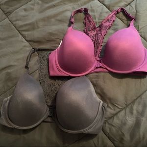TWO Victoria’s Secret racer back bras